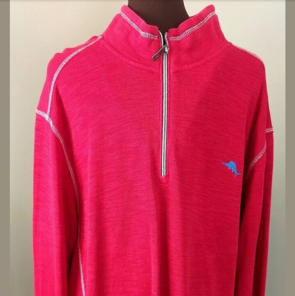 Tommy Bahama Tobago Bay 1/4 zip pullover XXL